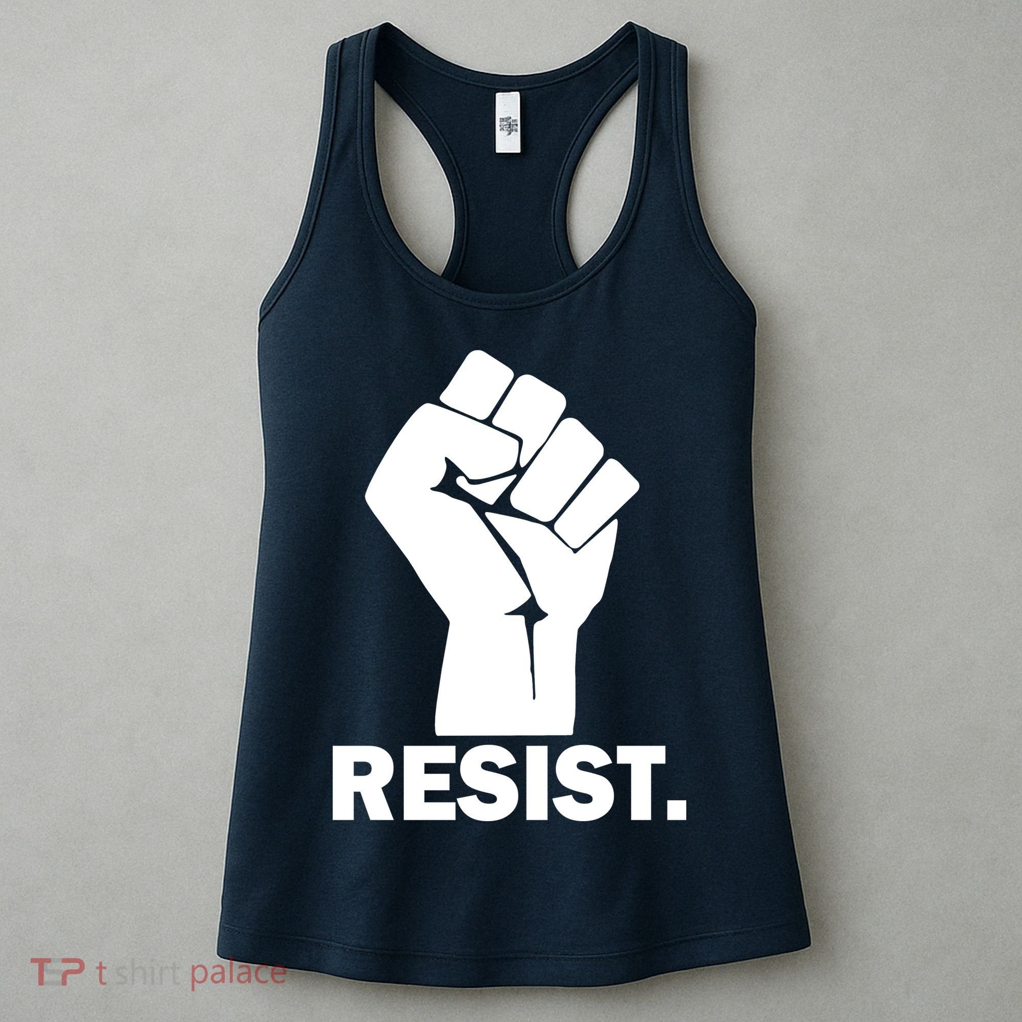 Resist Fist Logo Anti Trump Women's Tank Top