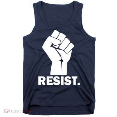 Resist Fist Logo Anti Trump Tank Top