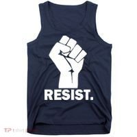 Resist Fist Logo Anti Trump Tank Top thumb 0