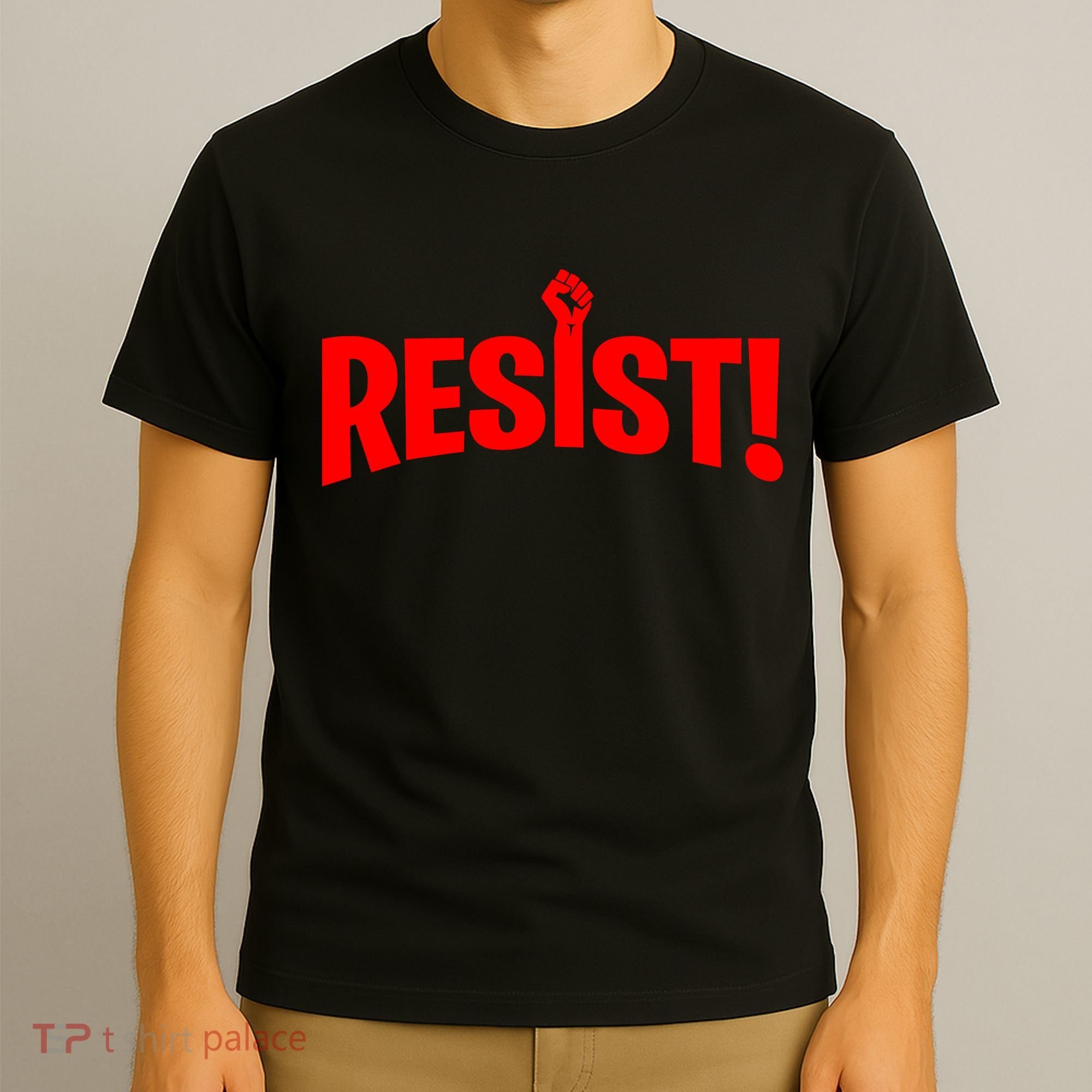 Resist Fist Logo Anti Trump Resistance Revolution T-Shirt