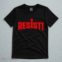 Resist Fist Logo Anti Trump Resistance Revolution T-Shirt thumb 5