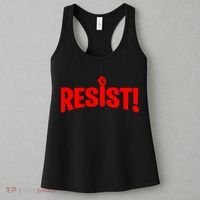 Resist Fist Logo Anti Trump Resistance Revolution Women's Tank Top thumb 3