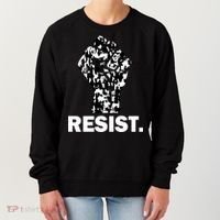 Resist Fist Pattern Hand Women's Sweatshirt thumb 0