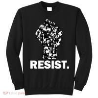 Resist Fist Pattern Hand Sweatshirt thumb 0