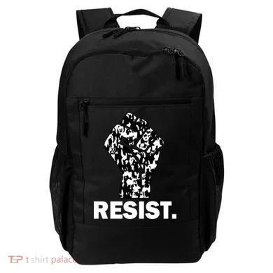 Resist Fist Pattern Hand Backpack