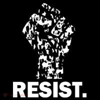 Resist Fist Pattern Hand Button thumb 1