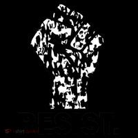 Resist Fist Pattern Hand Coffee Mug thumb 5