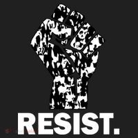 Resist Fist Pattern Hand Beanie thumb 2