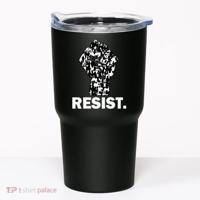 Resist Fist Pattern Hand Tumbler