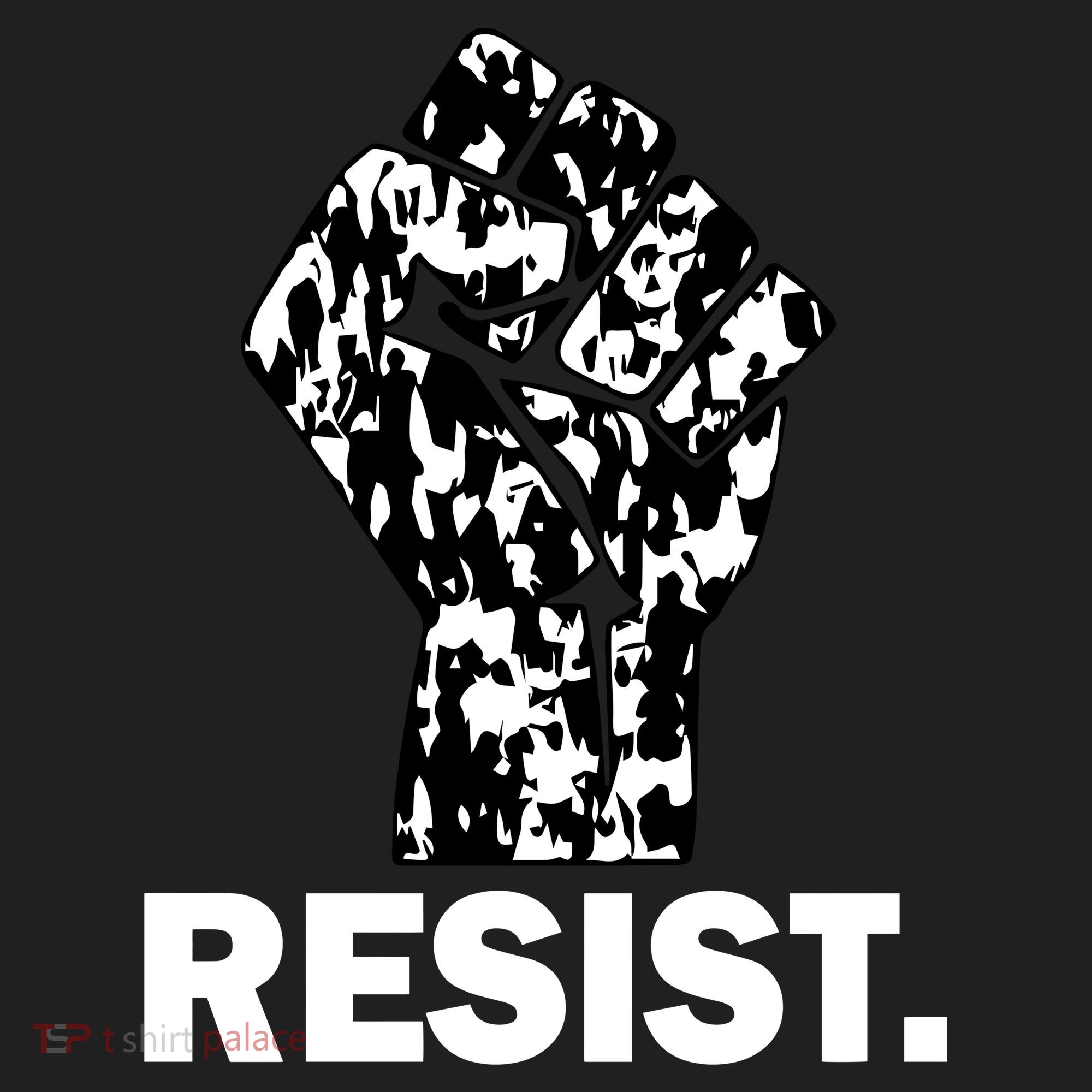 Resist Fist Pattern Hand Tumbler