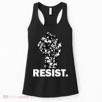 Resist Fist Pattern Hand Women's Tank Top thumb 0