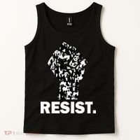 Resist Fist Pattern Hand Tank Top thumb 2