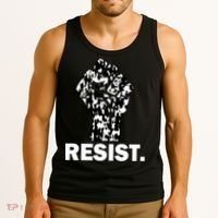Resist Fist Pattern Hand Tank Top thumb 3