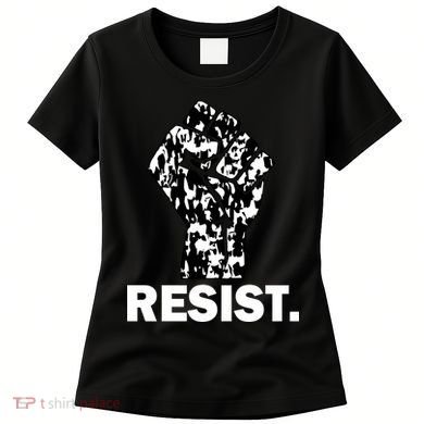 Resist Fist Pattern Hand Women's T-Shirt