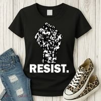 Resist Fist Pattern Hand Women's T-Shirt thumb 3