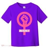 Resist Fist Women's Rights Logo Anti Trump Protest Toddler T-Shirt thumb 0