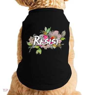 Resist Flower Logo Doggie Tank