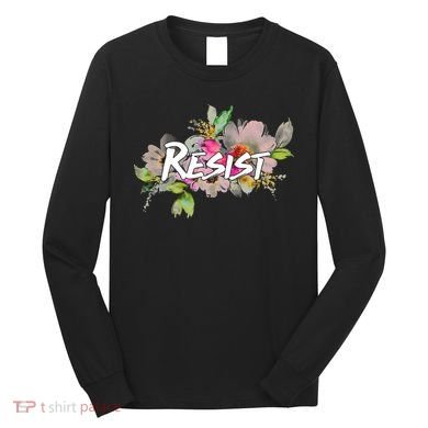 Resist Flower Logo Long Sleeve Shirt
