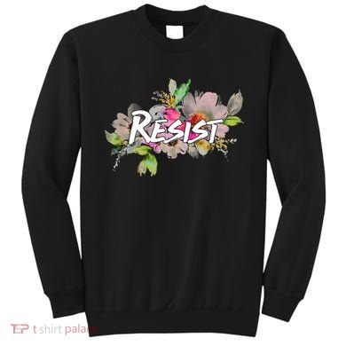 Resist Flower Logo Sweatshirt