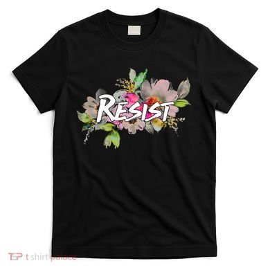 Resist Flower Logo T-Shirt