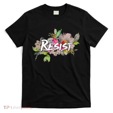 Resist Flower Logo T-Shirt