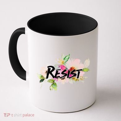 Resist Flower Logo Coffee Mug