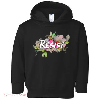 Resist Flower Logo Toddler Hoodie