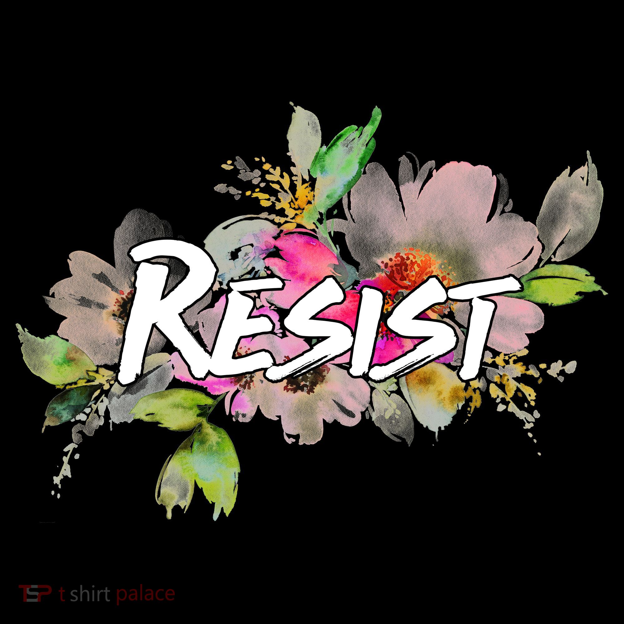 Resist Flower Logo Toddler Hoodie