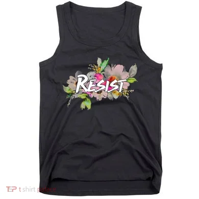Resist Flower Logo Tank Top