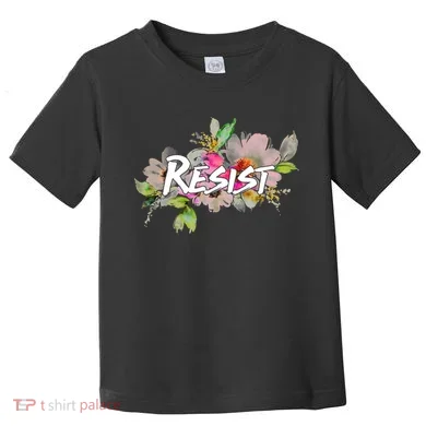 Resist Flower Logo Toddler T-Shirt