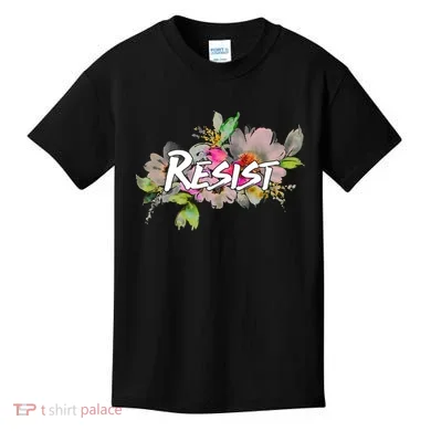 Resist Flower Logo Kids T-Shirt
