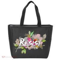 Resist Flower Logo Tote Bag thumb 0