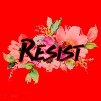 Resist Flower Logo Santa Hat thumb 1