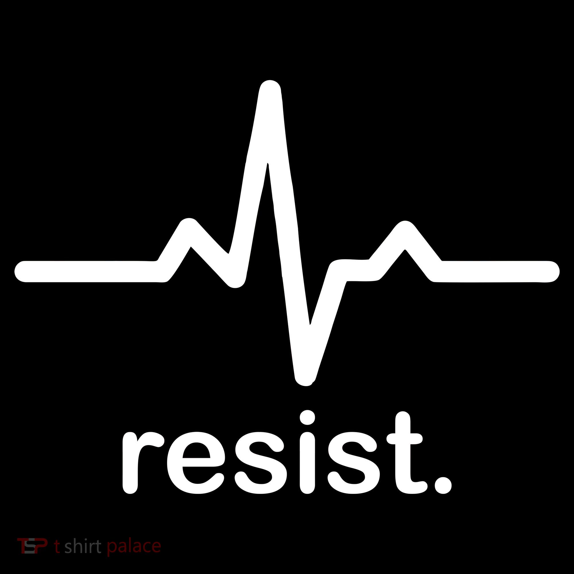 Resist Heart Beat Resistance Logo Mousepad
