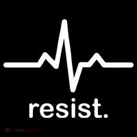 Resist Heart Beat Resistance Logo Baby Bodysuit thumb 2