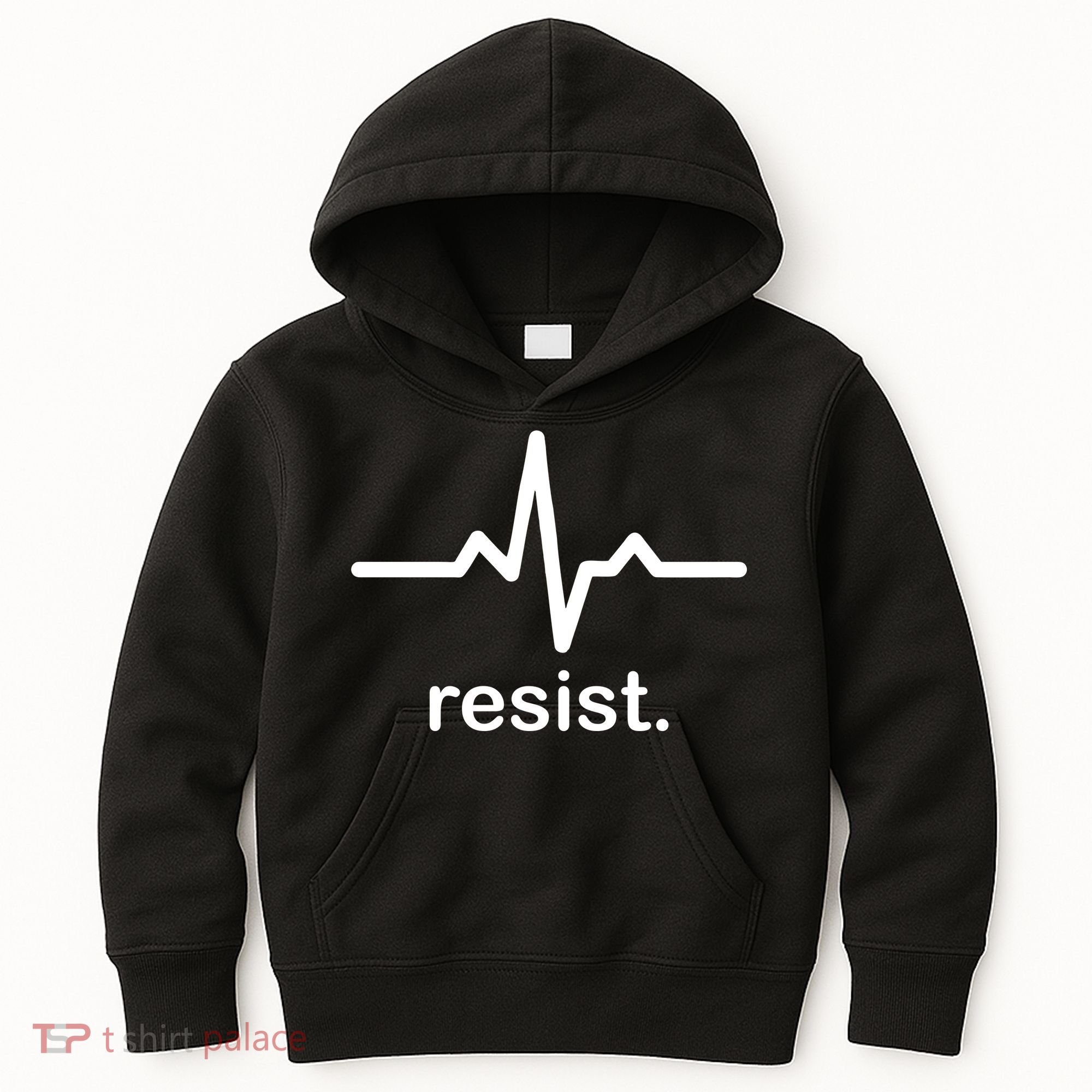 Resist Heart Beat Resistance Logo Kids Hoodie