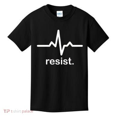 Resist Heart Beat Resistance Logo Kids T-Shirt