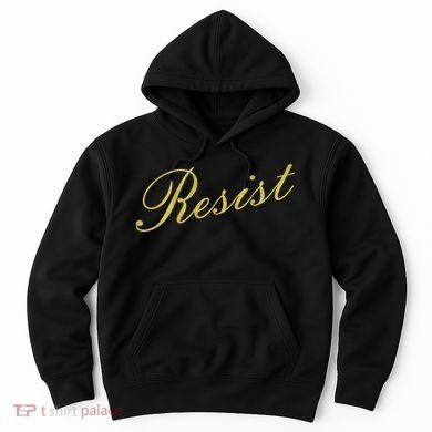 Resist Limited Gold Script Hoodie
