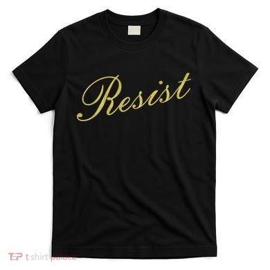 Resist Limited Gold Script T-Shirt