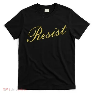 Resist Limited Gold Script T-Shirt