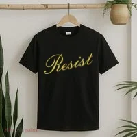 Resist Limited Gold Script T-Shirt thumb 2