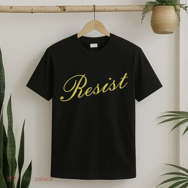Resist Limited Gold Script T-Shirt