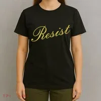 Resist Limited Gold Script T-Shirt thumb 4