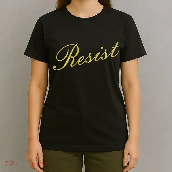 Resist Limited Gold Script T-Shirt