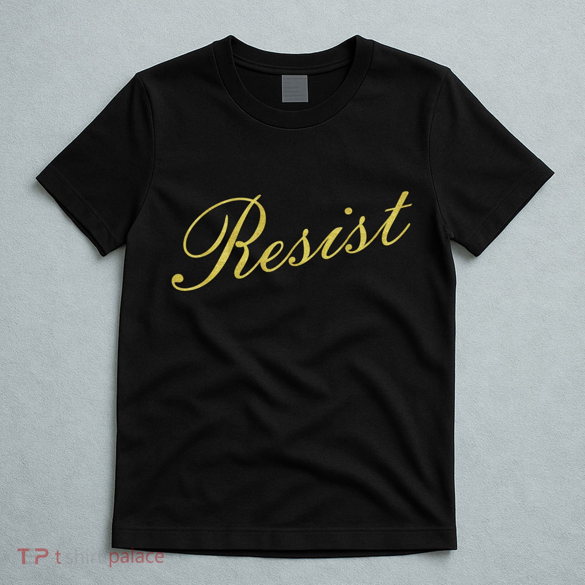 Resist Limited Gold Script T-Shirt