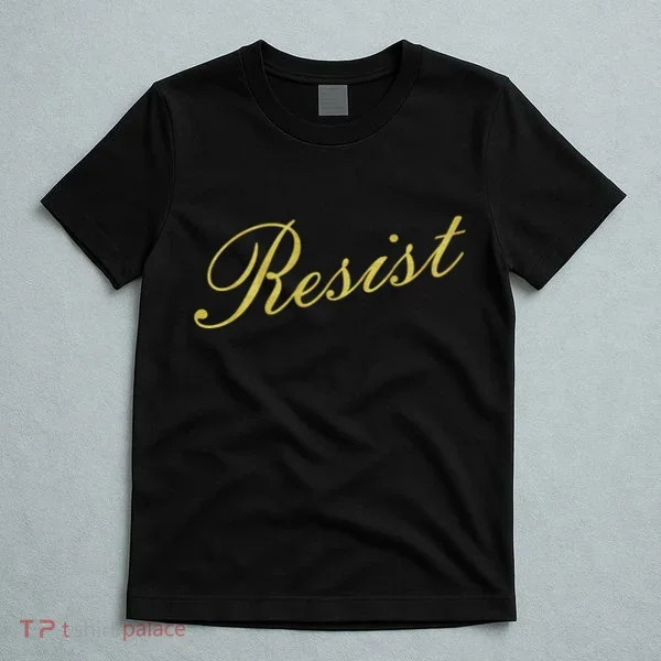 Resist Limited Gold Script T-Shirt