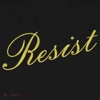 Resist Limited Gold Script T-Shirt thumb 7