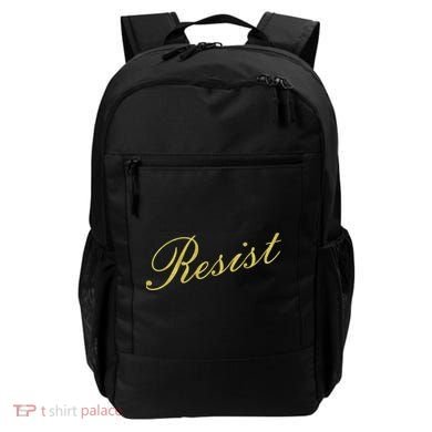 Resist Limited Gold Script Backpack