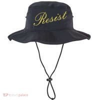 Resist Limited Gold Script Bucket Hat thumb 0