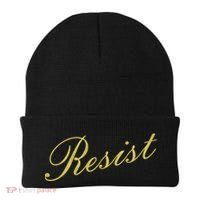 Resist Limited Gold Script Beanie thumb 0